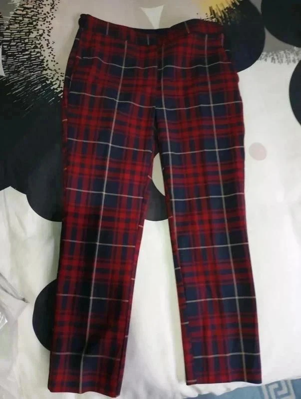 Pantalón de vestir strech de cuadros Zara Talla S / 36 👖✨ – photo 2